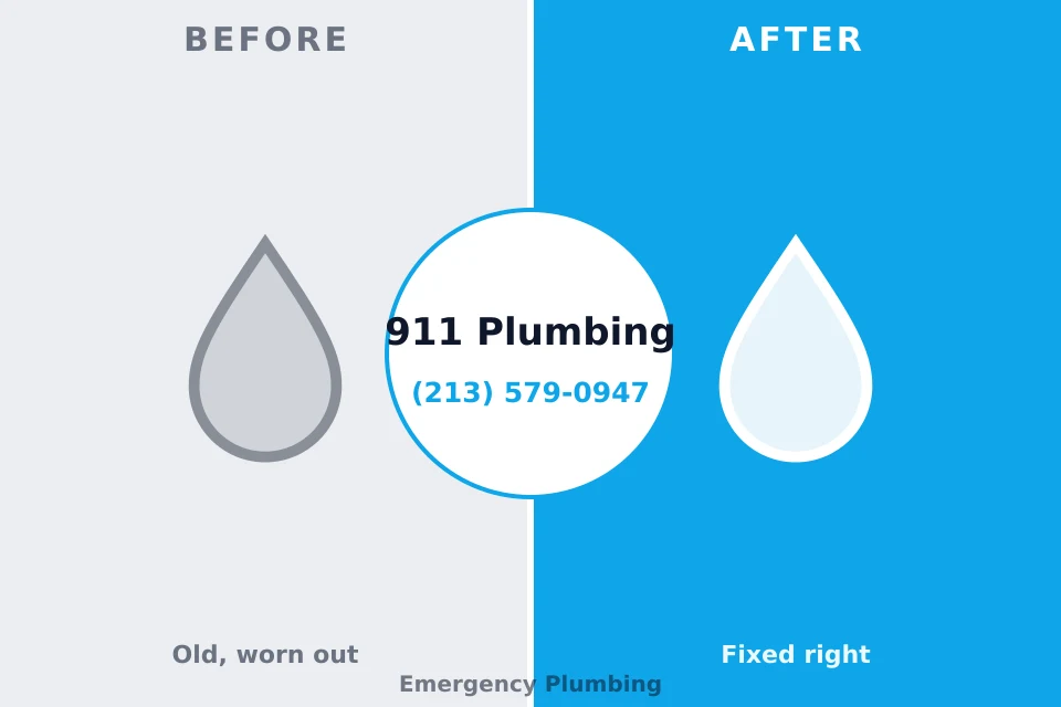 Before and after: plumbing company West Elmira, NY
